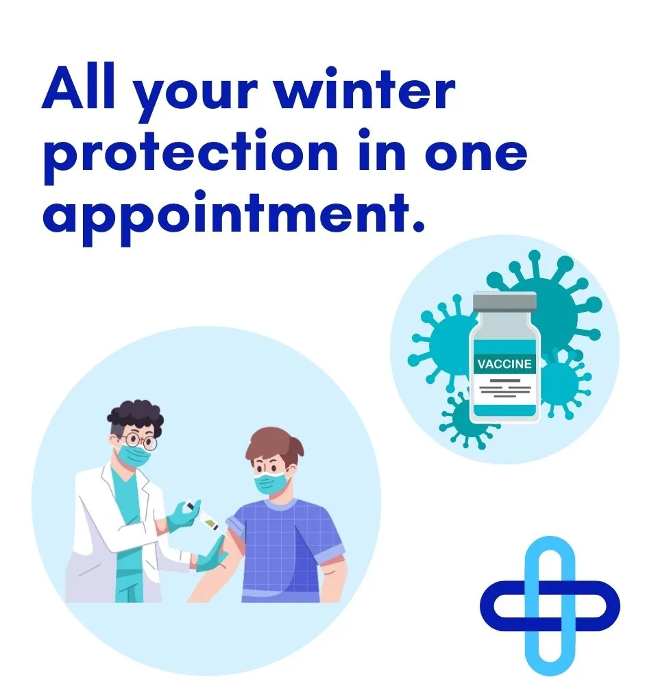 COVID and Flu Graphic