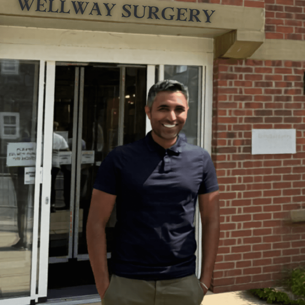 Portrait of Sunny, Superintendent Pharmacist of Central and Ashington Pharmacies.