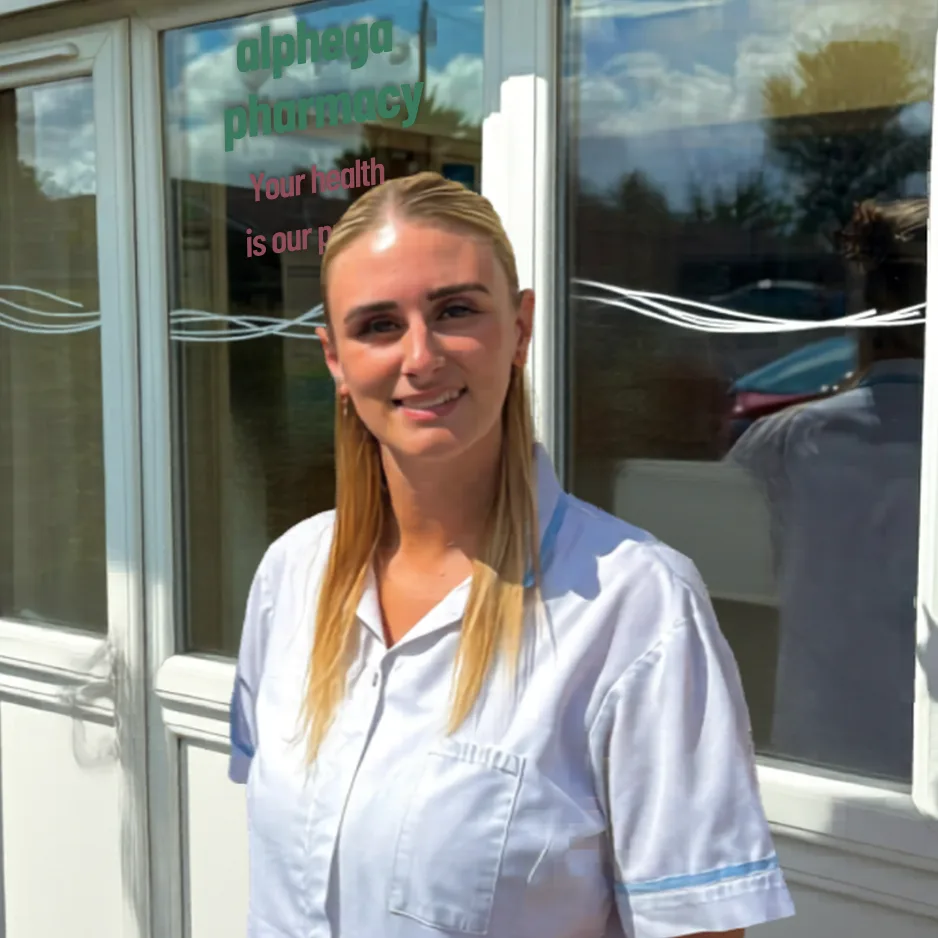 Jess Jess is our pharmacy supervisor at Wellway Pharmacy Pegswood.