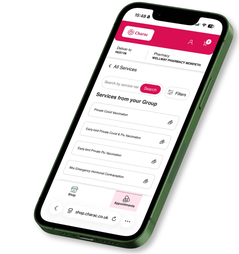 Charac Booking Phone